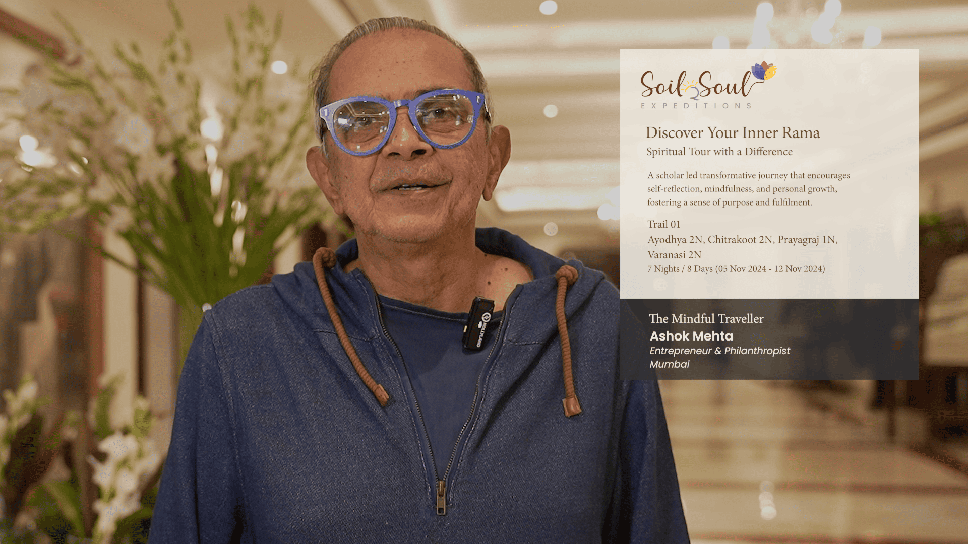 The Ultimate Spiritual Tour: Lalu Bhai Ashok Mehta’s 5-Star Transformational Journey